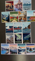 Canada Souvenir Soft Magnets Set of 17
